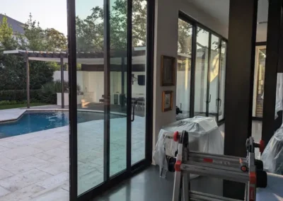 glass window with outside